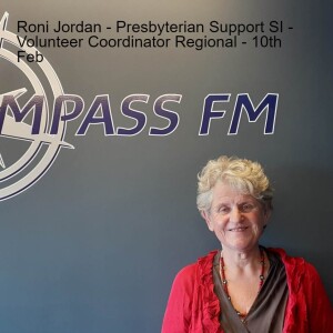 Roni Jordan - Presbyterian Support South Island - Volunteer Coordinator - 10th Feb