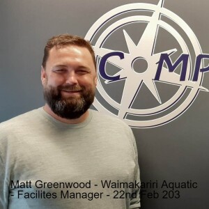 Matt Greenwood - Waimakariri Aquatic Centre Manager - 22nd Feb 2023