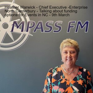 Heather Warwick - Chief Executive officer - North Canterbury - Talking about event funding options-9th March