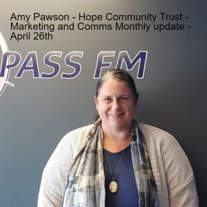 Amy Pawson - Hope Community Trust Marketing and Comms Monthly update - 26th April