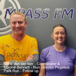 Chris Van der leer - Coordinator & Maxine Bennett - Run Director Pegasus Park Run - Follow up