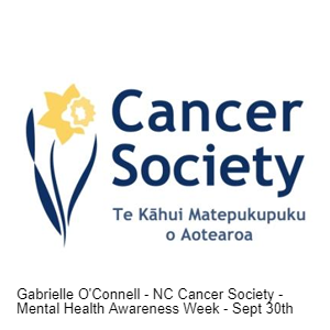 Gabrielle O’Connell - NC Cancer Society - Mental Health Awareness Week - Sept 30th
