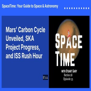 Mars’ Carbon Cycle Unveiled, SKA Project Progress, and ISS Rush Hour