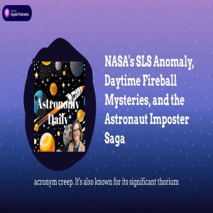 NASA’s SLS Anomaly, Daytime Fireball Mysteries, and the Astronaut Imposter Saga
