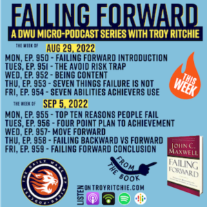 Failing Forward Series - Failing Backward vs Failing Forward