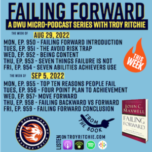 Failing Forward Series - The Avoid Risk Trap