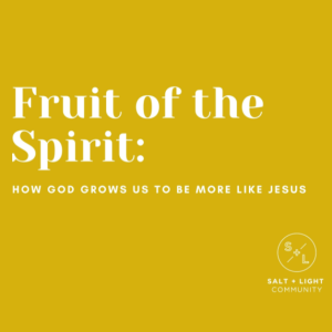 June 2, 2024 - Fruit of the Spirit: Self Control (Ben Connelly)