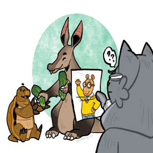 Jasmine and Gracie Explore Anteaters and Aardvarks