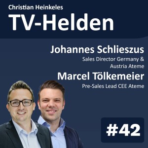 TV-Helden KMPKT #42 mit  Johannes Schlieszus und Marcel Tölkemeier (ATEME) über green Streaming, Compression und Encoding