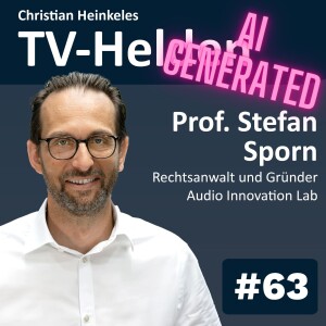 TV-Helden #63 Revolutionary AI in dubbing: Dr. Stefan Sporn on ethical and technical challenges (ATTENTION KI generated - dubbed Version)