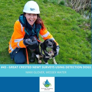 #43 - Great Crested Newt Surveys Using Detection Dogs, with Nikki Glover at Wessex Water