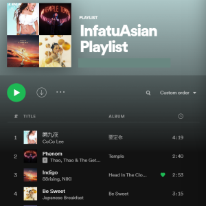 Ep 4 InfatuAsian Playlist pt 1