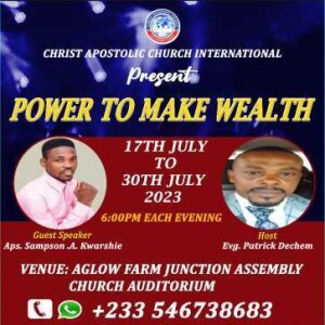 POWER TO MAKE WEALTH DAY1
