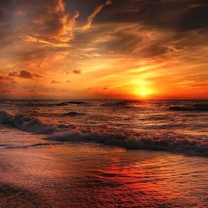 Fall Asleep with Powerful Waves at Night on Museddu Beach - Ocean Sounds for Deep Sleeping - Meditation Music
