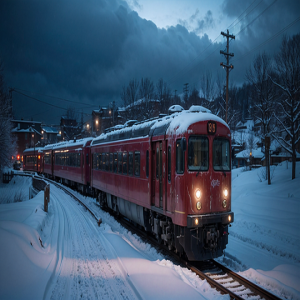 Winter Train Ride Relaxing Story | A Sleepy Winter Train Ride | Sleepy Train Ride Story