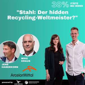 083 Mike Kraus & Jens Haberkorn von ArcelorMittal⎮Stahl: Der hidden Recycling-Weltmeister?”
