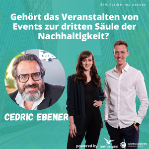 048 Cedric Ebener von CE+Co GmbH⎮Gehört das Veranstalten von Events zur dritten Säule der Nachhaltigkeit?