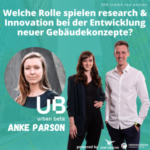 069 Anke Parson von Urban Beta⎮Welche Rolle spielen research & Innovation bei der Entwicklung neuer Gebäudekonzepte?