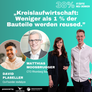 136 David Plaseller von revitalyze & Matthias Moosbrugger von Rhomberg Bau | Nachhaltige Transformation betrifft alle Bereiche im Unternehmen