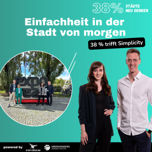 148 EXPO-Live mit Rebekka Pottgüter & Rolf Mauer | Einfachheit in der Stadt von morgen - 38 % trifft Simplicity