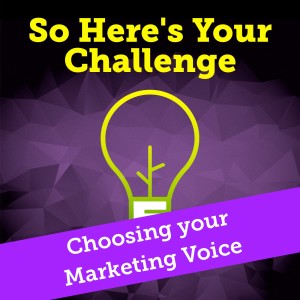 Choosing your Marketing Voice