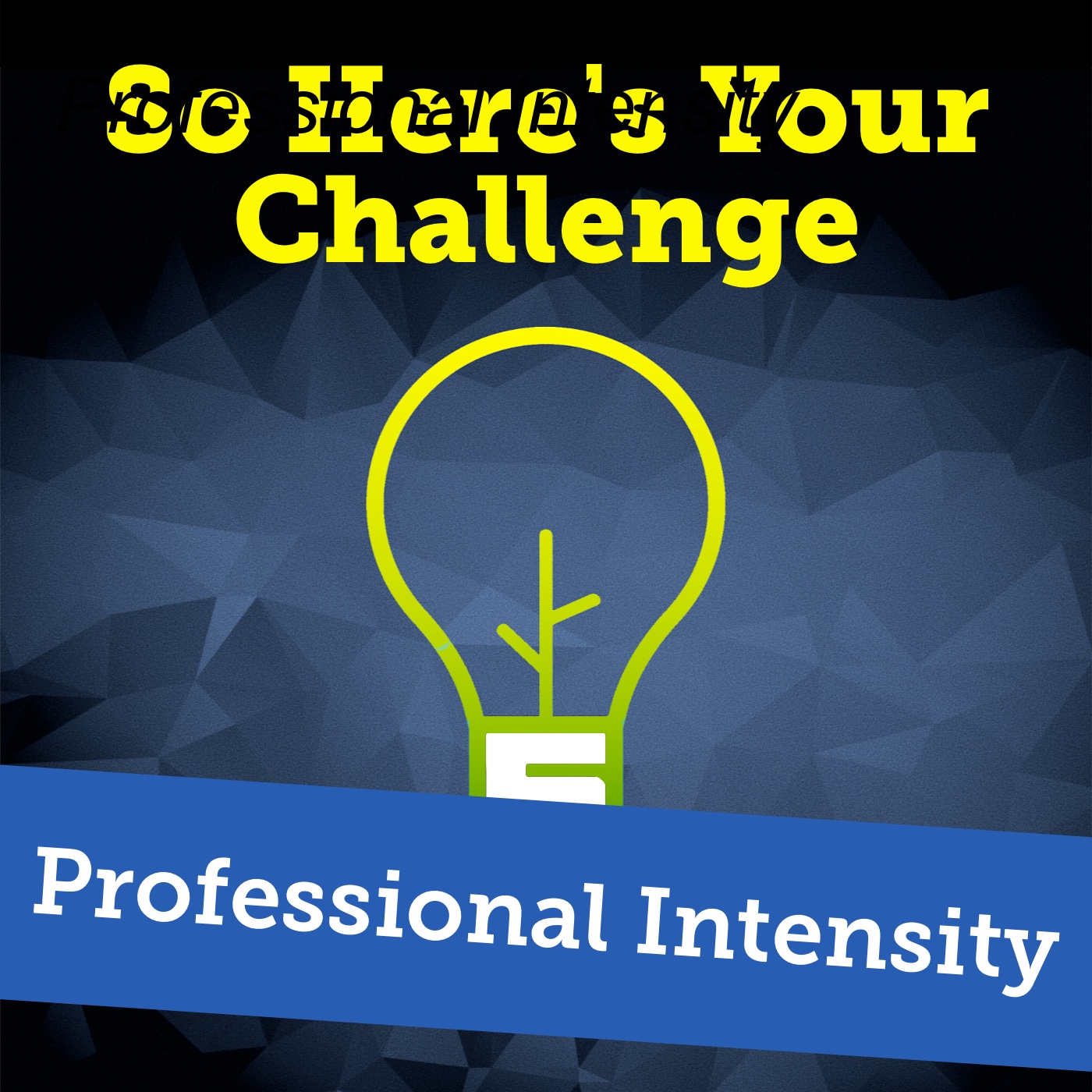 So Here’s Your Challenge