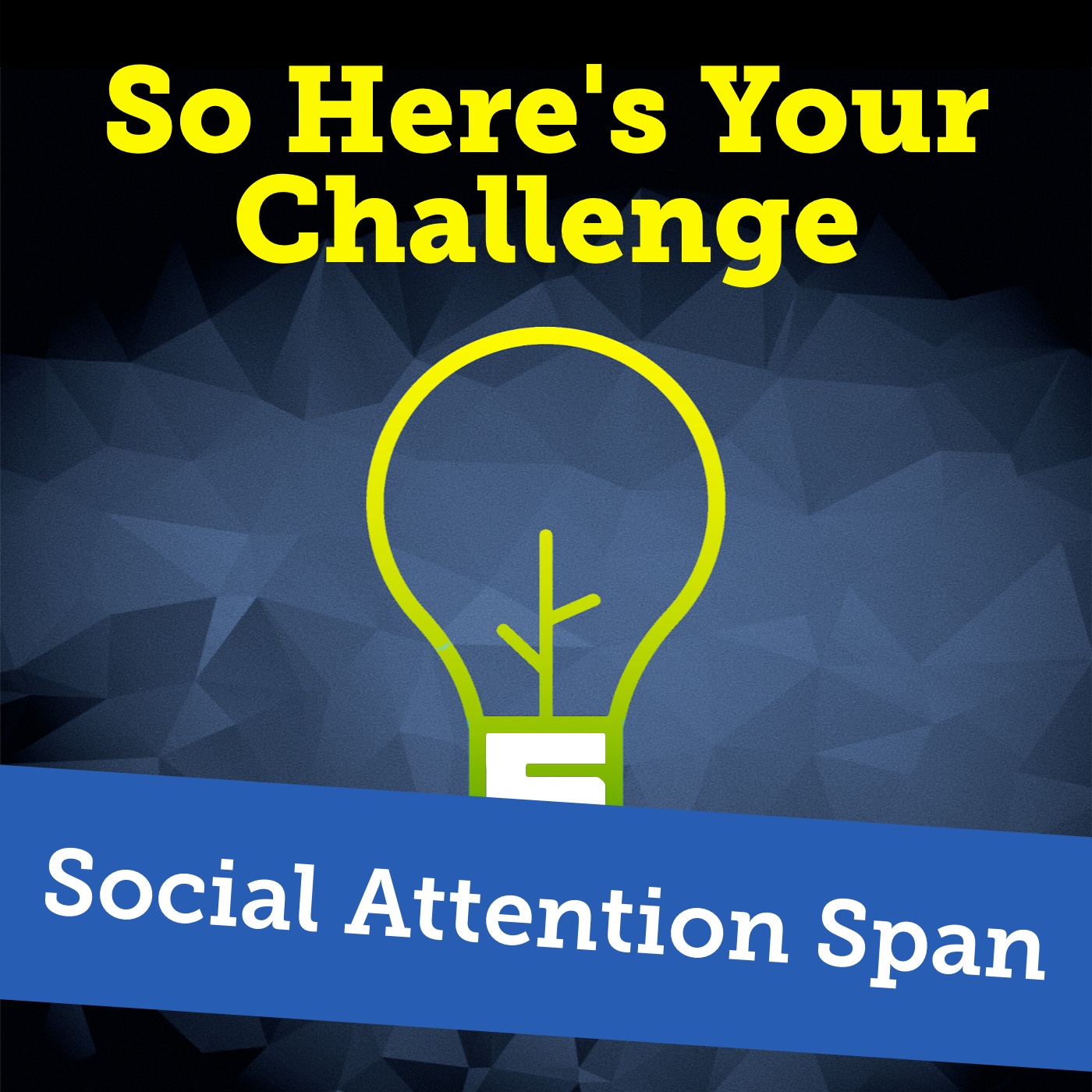 So Here’s Your Challenge