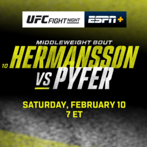 UFC Fight Night Hermansson vs Pyfer