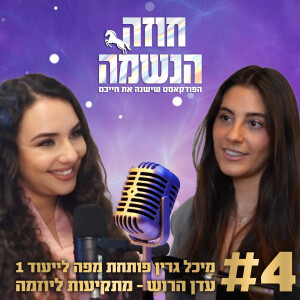 4# פודקאסט "חוזה הנשמה" מיכל גרין - ייעוד 1 מתקיעות ליוזמה