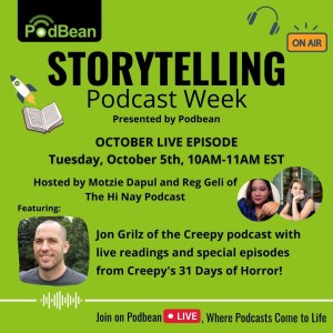 Storytelling Podcast Week October LIVE Episode