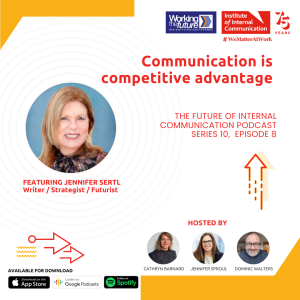 Communication is competititve advantage with Jennifer Sertl