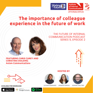 The importance of colleague experience in the future of work with Chris Carey and Christina Dolding