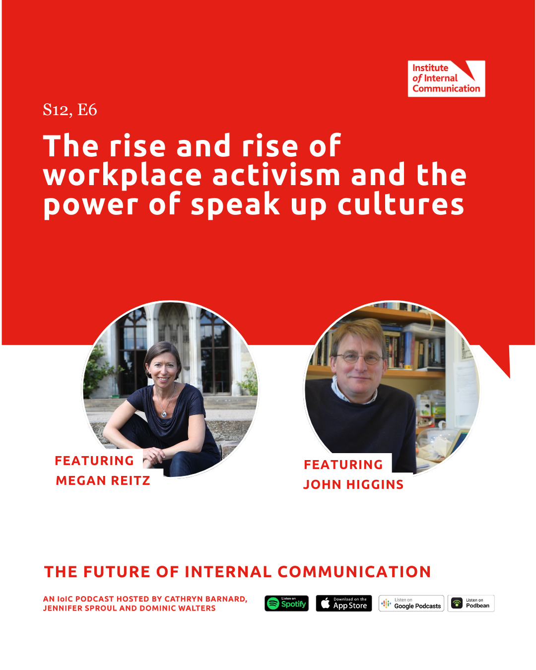 The rise and rise of workplace activism and the power of speak up cultures with Megan Reitz and John Higgins