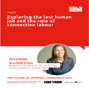 Exploring the last human job and the role of connective labour with Allison Pugh