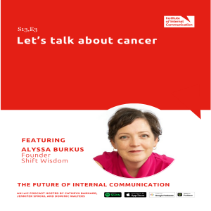 Let’s talk about cancer with Alyssa Burkus