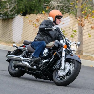 Honda Shadow Aero + Jim Calandro with Neale Bayly