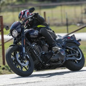 H-D Low Rider S + Camille Conrad