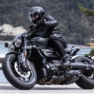 2025 Triumph Rocket 3 Storm + Shorty and Gisela Cruz