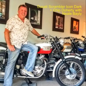 Ducati Scrambler Icon Dark + Chip Doherty with Neale Bayly