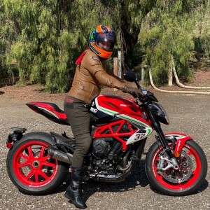 MV Agusta Brutales + Sena Impulse helmet + Mat Oxley with Neale Bayly