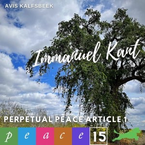 Immanuel Kant Perpetual Peace First Section Article 1 - No Reservations for Future War