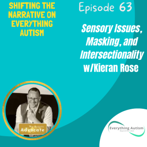 EP 63: Sensory Issues, Masking, and Intersectionality w/Kieran Rose
