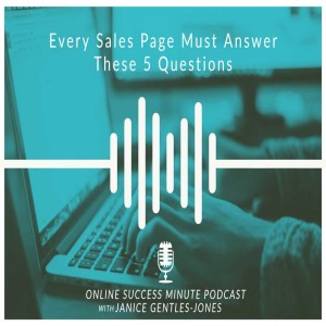 OSM #2: Every Sales Page Must Answer These 5 Questions