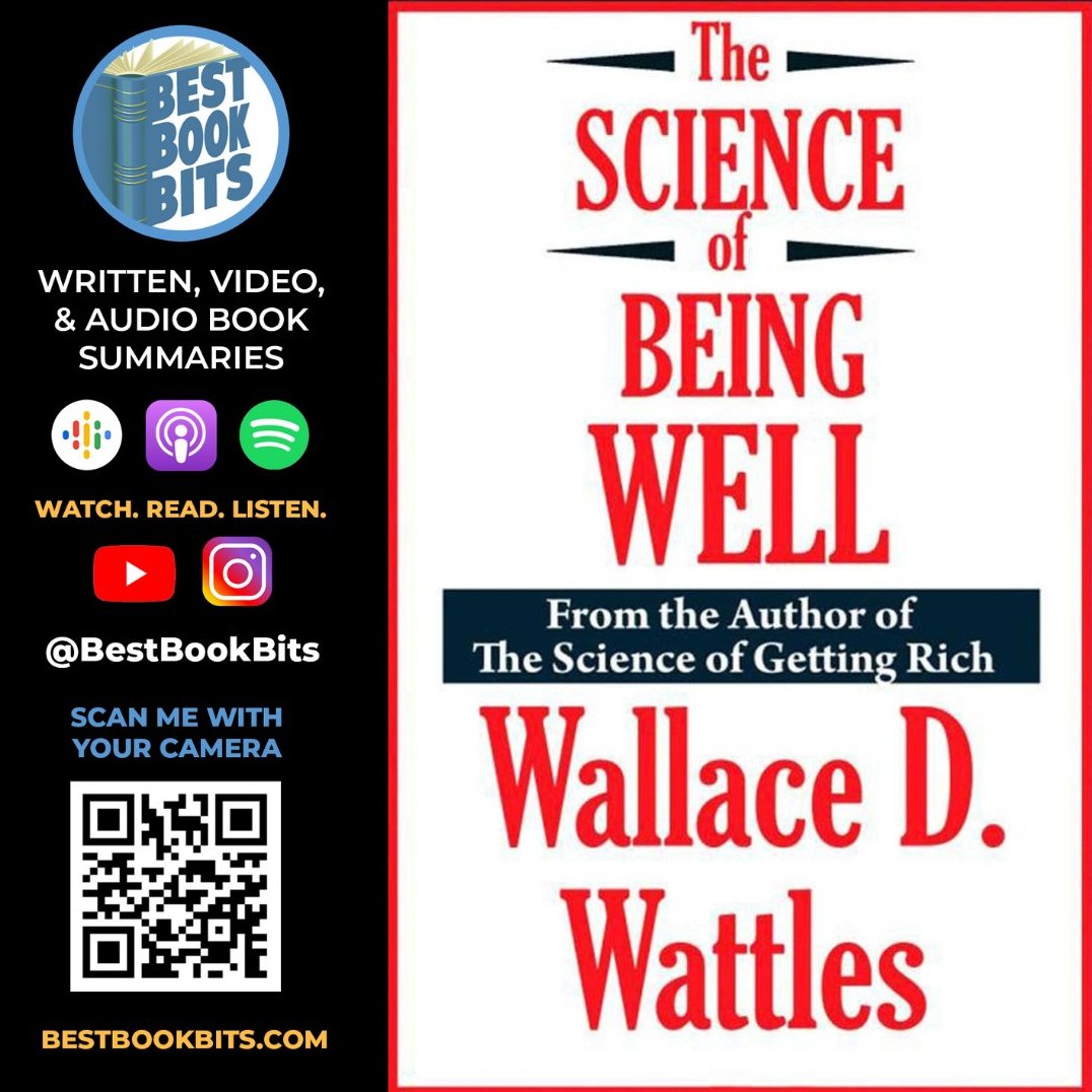 The Science of Being Well by Wallace D Wattles