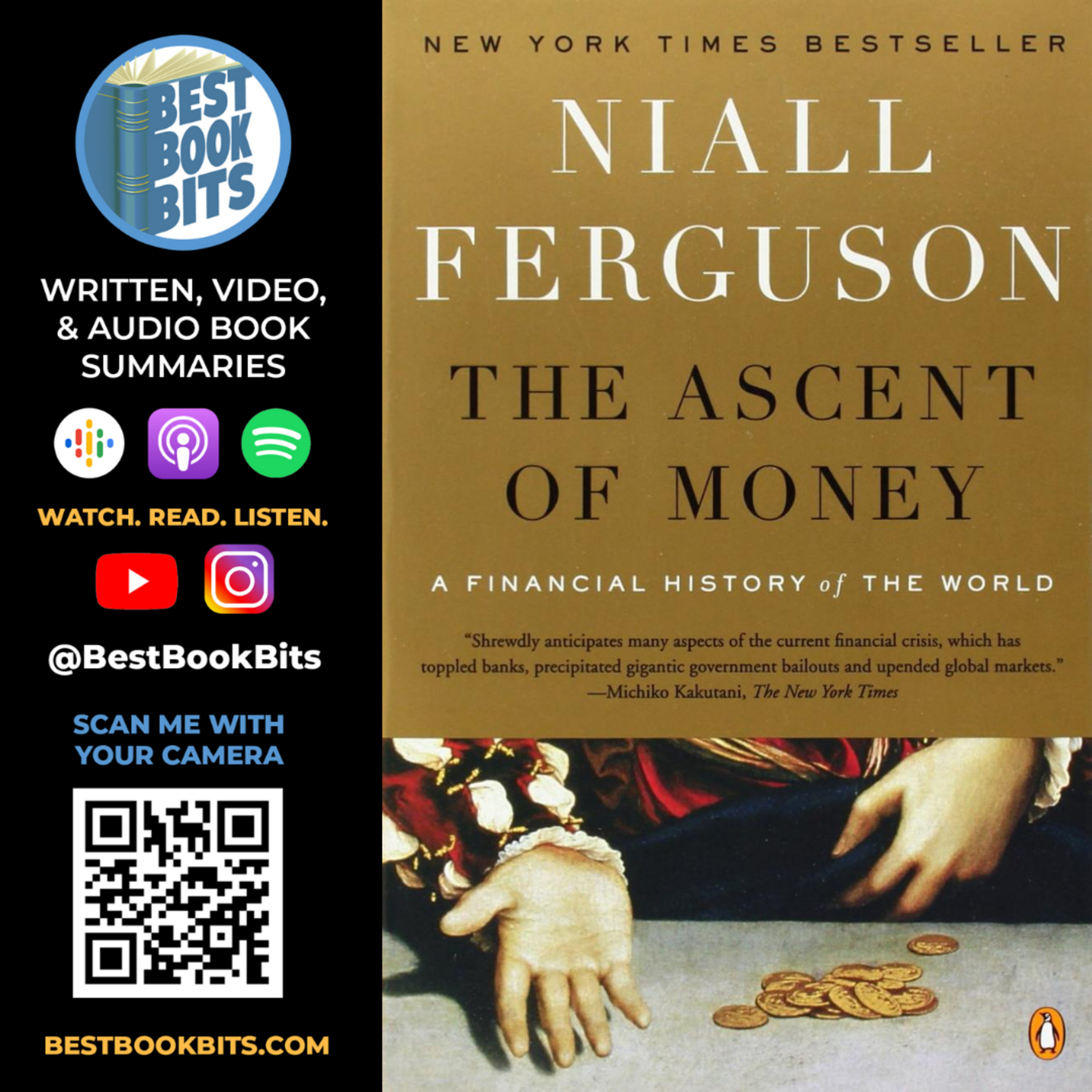 The Ascent of Money | A Financial History of the World | Book Summary | Author Niall Ferguson