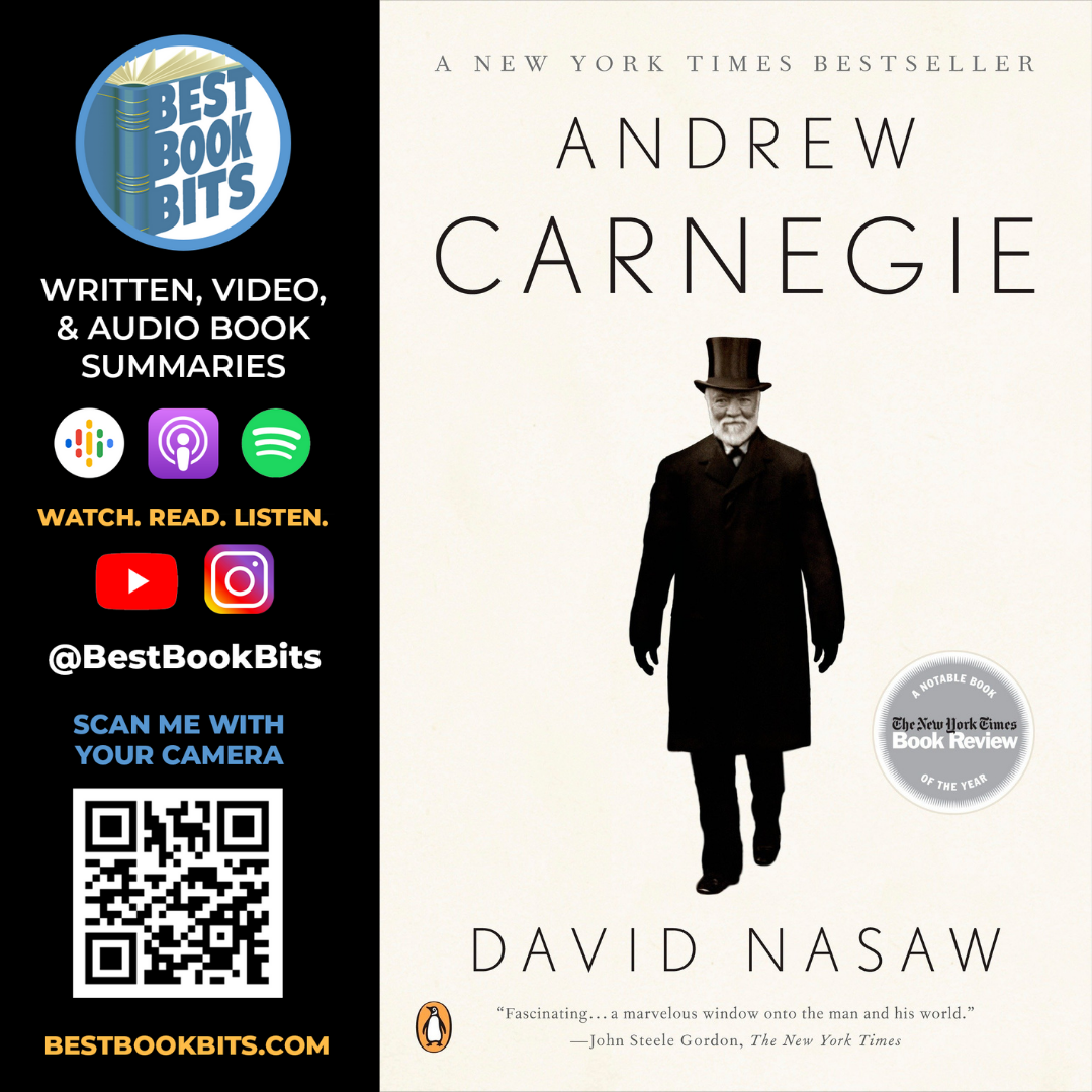 Andrew Carnegie Biography | Book Summary | Author David Nasaw