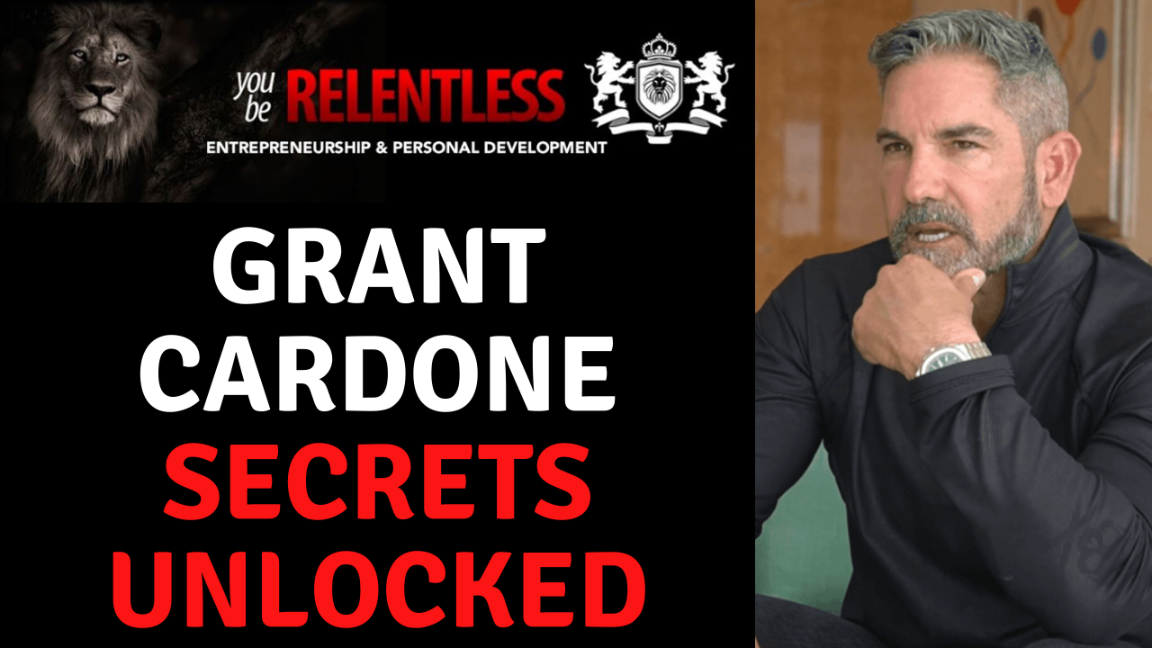 Grant Cardone's SECRETS UNLOCKED | Interview by Khoa Bui | YT Channel You Be Relentless