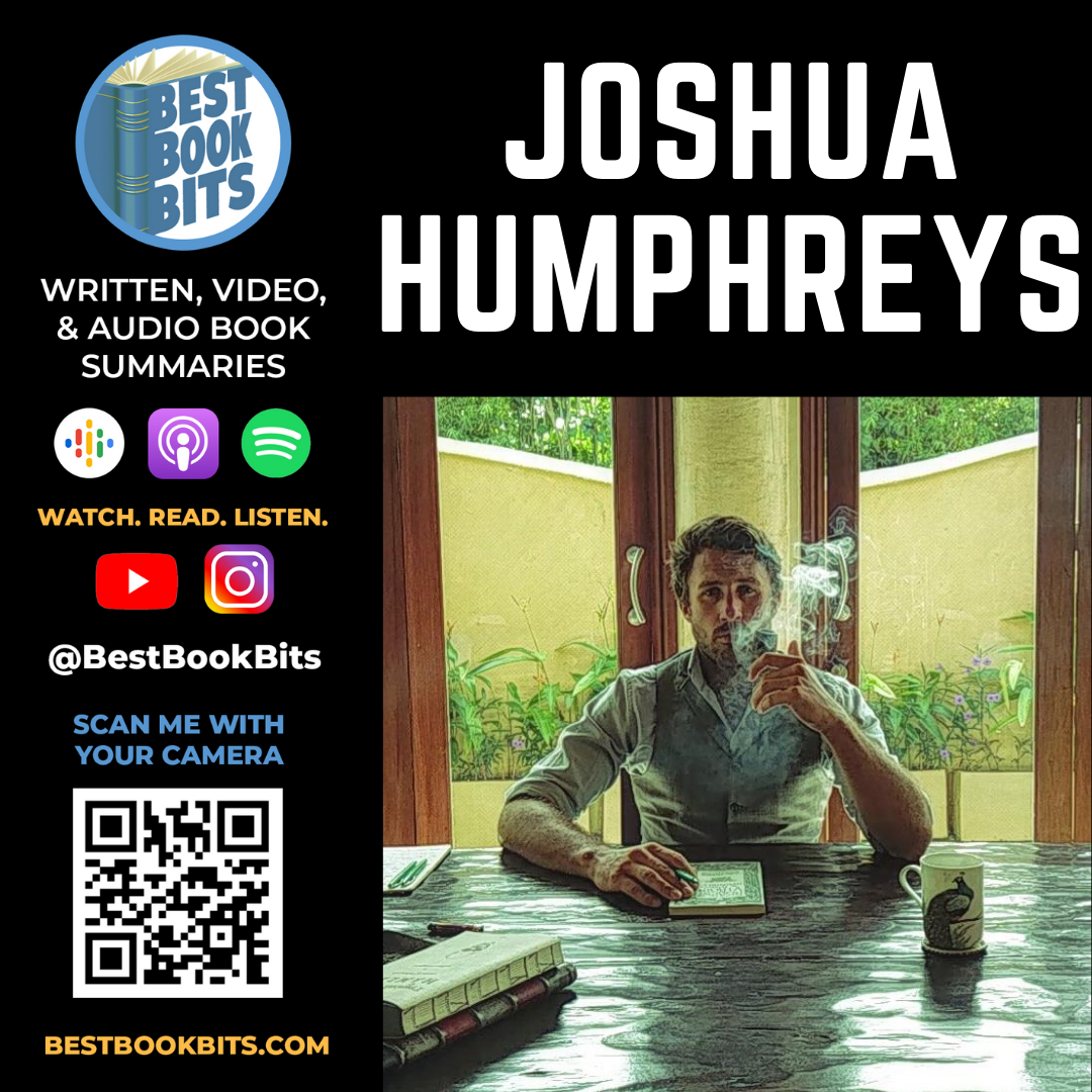 Joshua Humphreys Interview, Author, Novelist, Playwriter, Traveller, Comedian, Educator &amp; Historian