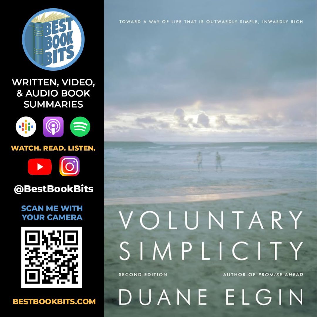 Voluntary Simplicity by Duane Elgin | Book Summary
