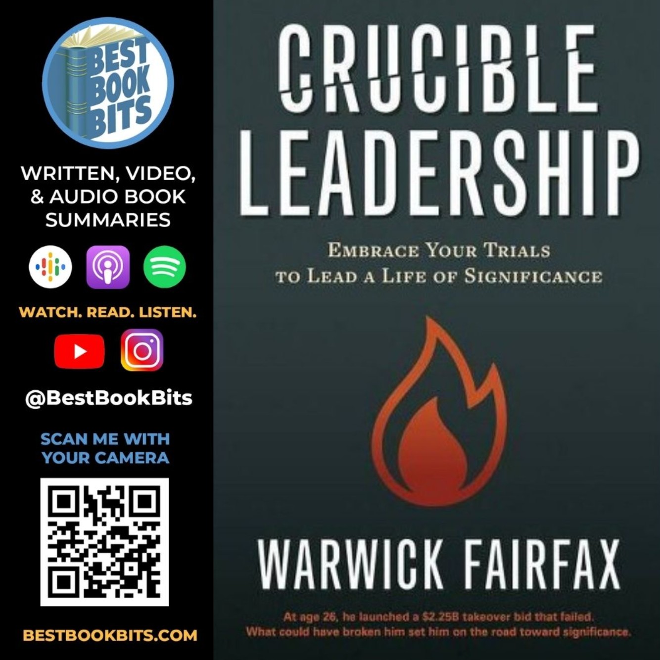 Warwick Fairfax Interview | Crucible Leadership: Embrace Your Trials to Lead a Life of Significance